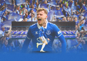 Branthwaite của Everton hiện đang lọt vào tầm ngắm của MU